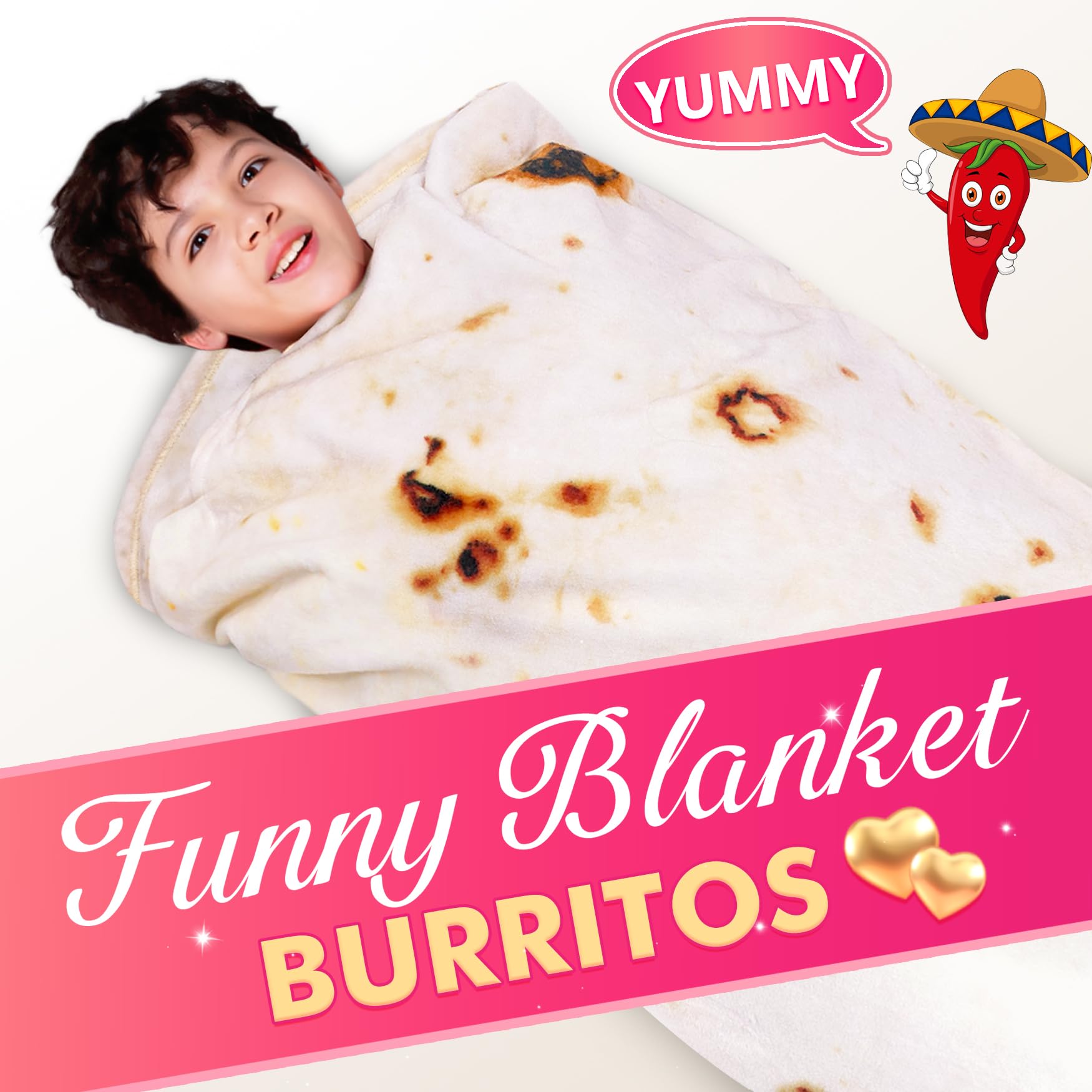 Foto 3 pulgar | Manta Para Envolver Tortillas Jorbest Burritos Para Adultos Y Niños - Venta Internacional.