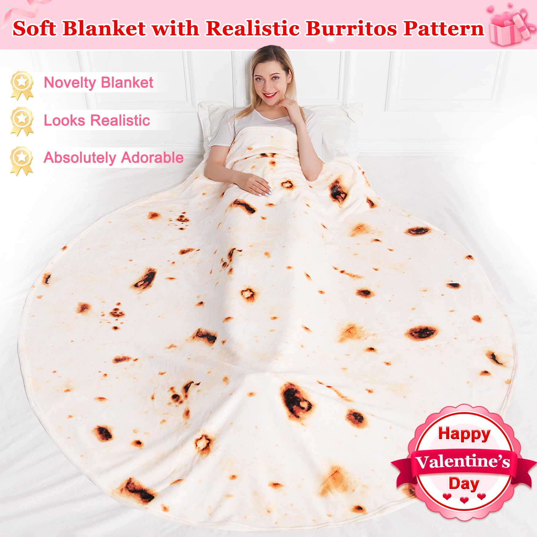 Foto 6 pulgar | Manta Para Envolver Tortillas Jorbest Burritos Para Adultos Y Niños - Venta Internacional.