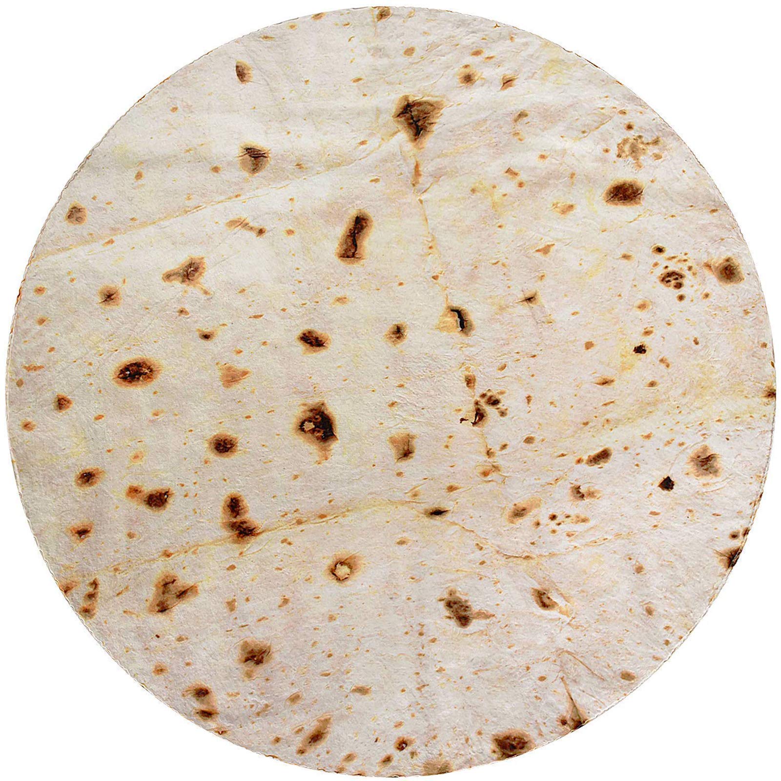 Manta Casofu Burritos Tortilla De 71 Pulgadas, Franela Beige - Venta Internacional.