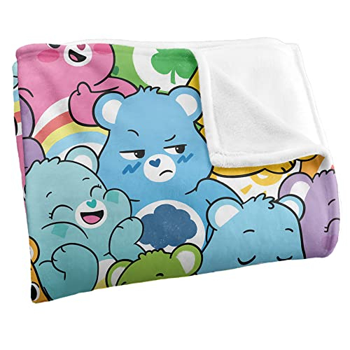 Foto 4 pulgar | Manta Logovision Care Bears Very Many Bears Silky Touch - Venta Internacional.
