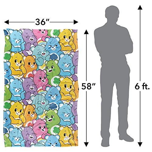 Foto 6 pulgar | Manta Logovision Care Bears Very Many Bears Silky Touch - Venta Internacional.