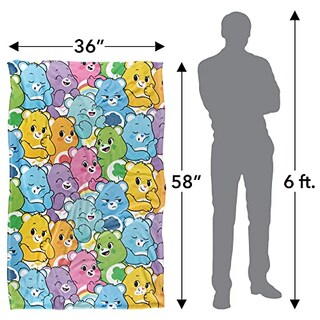 Foto 5 | Manta Logovision Care Bears Very Many Bears Silky Touch - Venta Internacional.