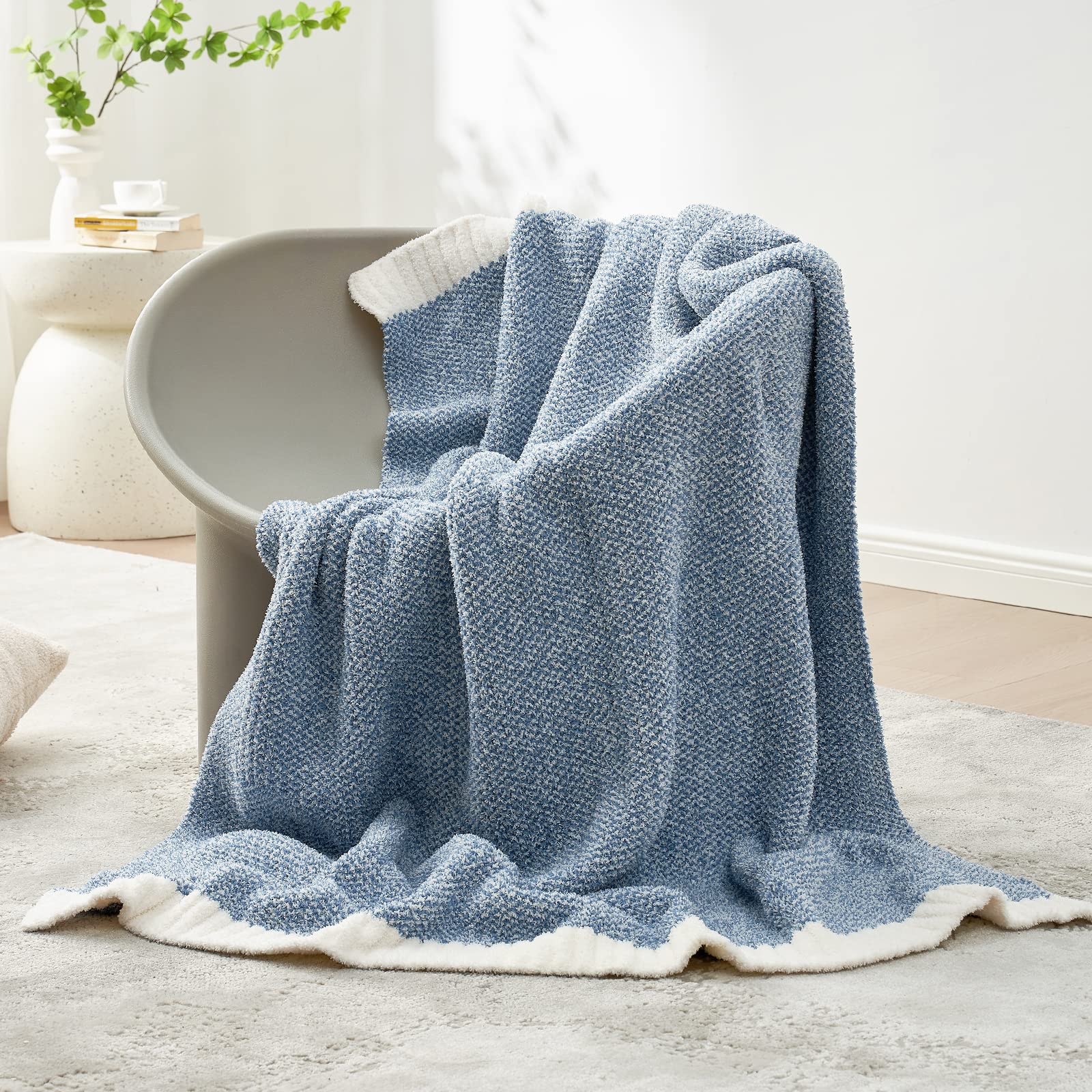 Foto 3 pulgar | Manta Snuggle Sac, Color Azul Jaspeado, Reversible, 130 X 150 Cm - Venta Internacional.