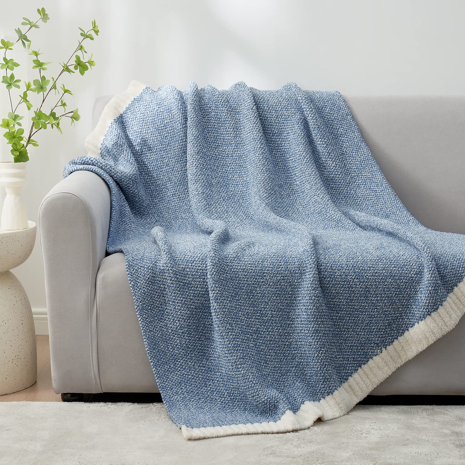 Foto 4 pulgar | Manta Snuggle Sac, Color Azul Jaspeado, Reversible, 130 X 150 Cm - Venta Internacional.