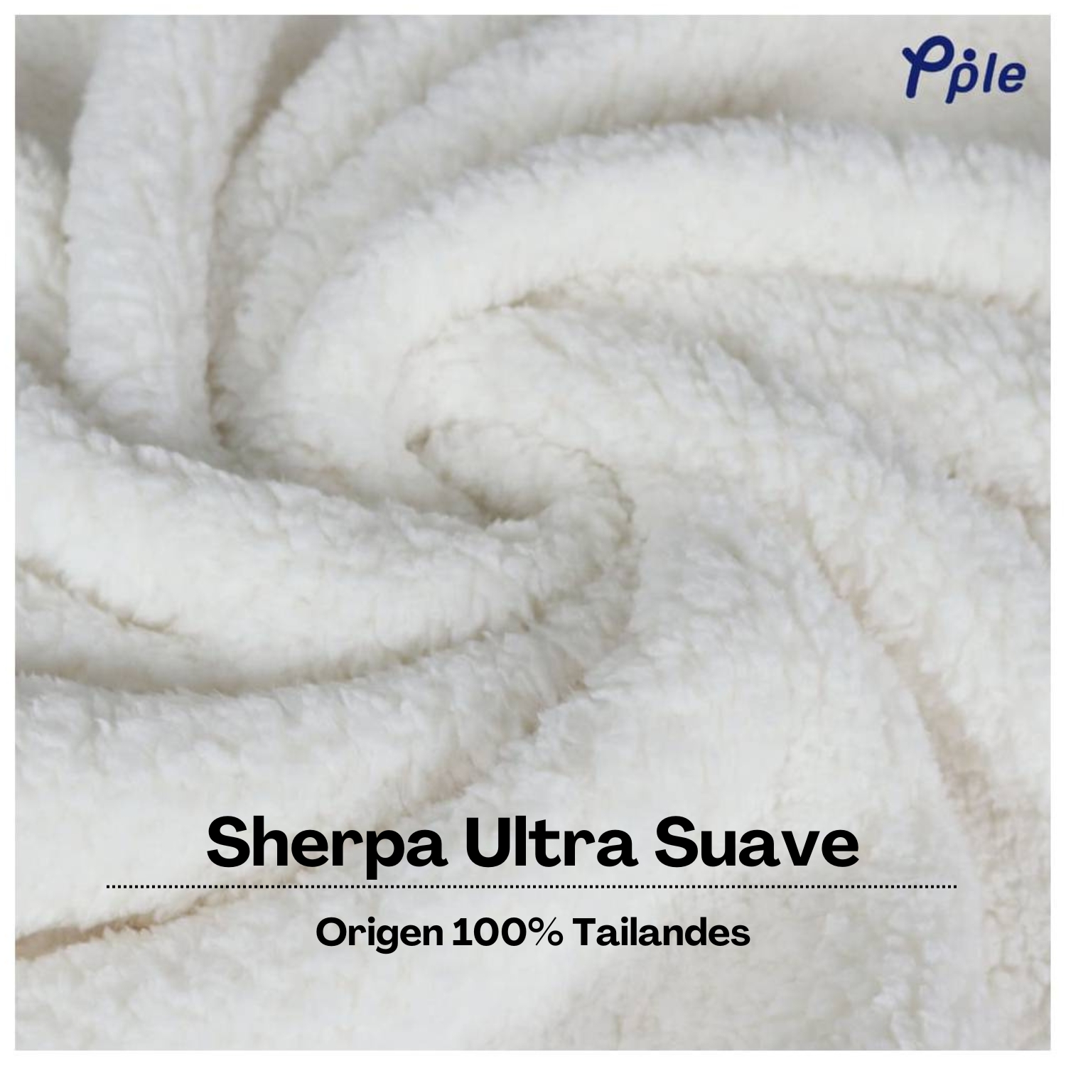 Foto 6 pulgar | Manta Sherpa de Textura Suave Color Crema - Venta Internacional