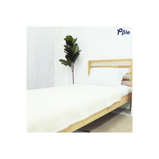 Foto 6 | Manta Sherpa de Textura Suave Color Crema - Venta Internacional