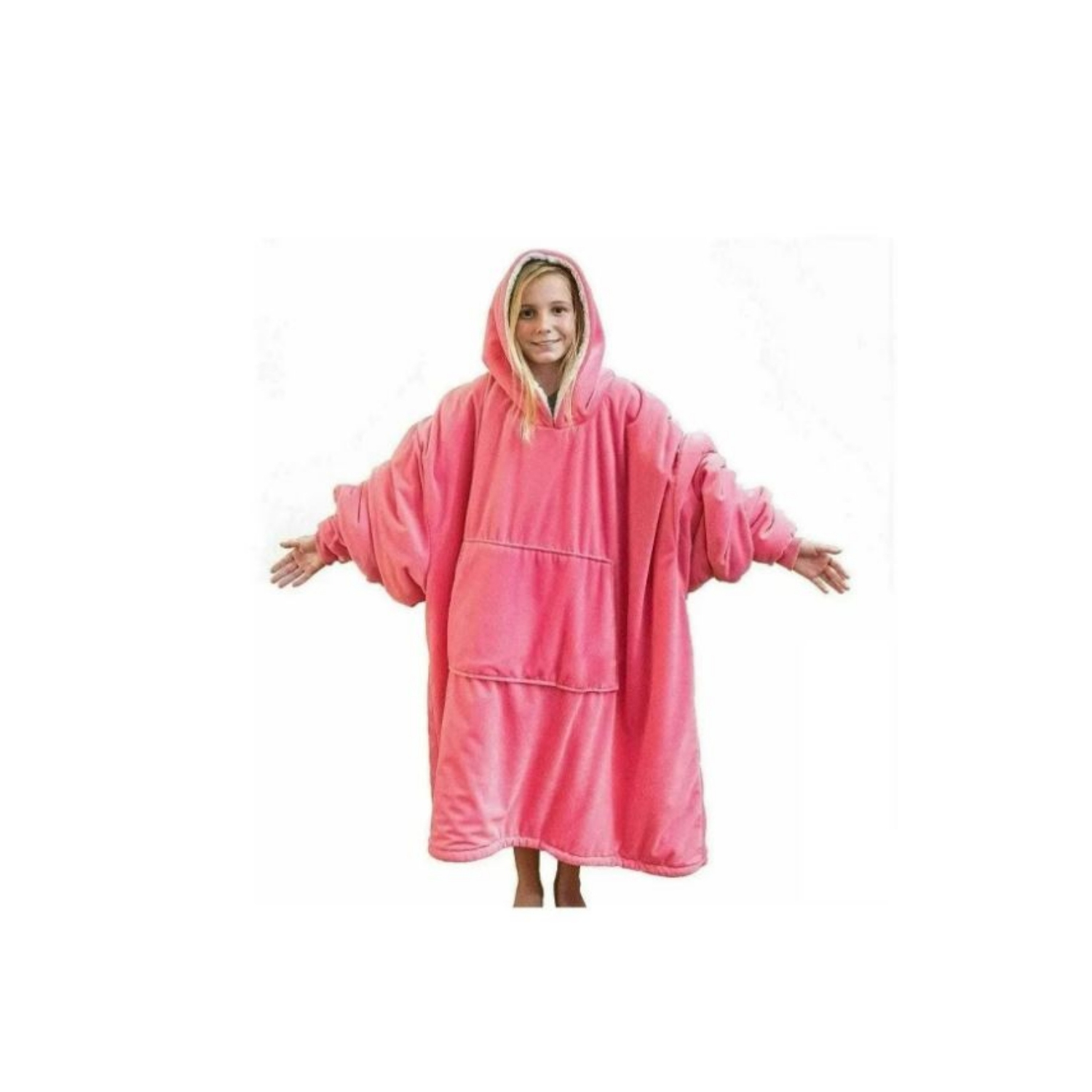 Suéter de Invierno Poleron Sherpa con Capucha para Adultos - Venta Internacional