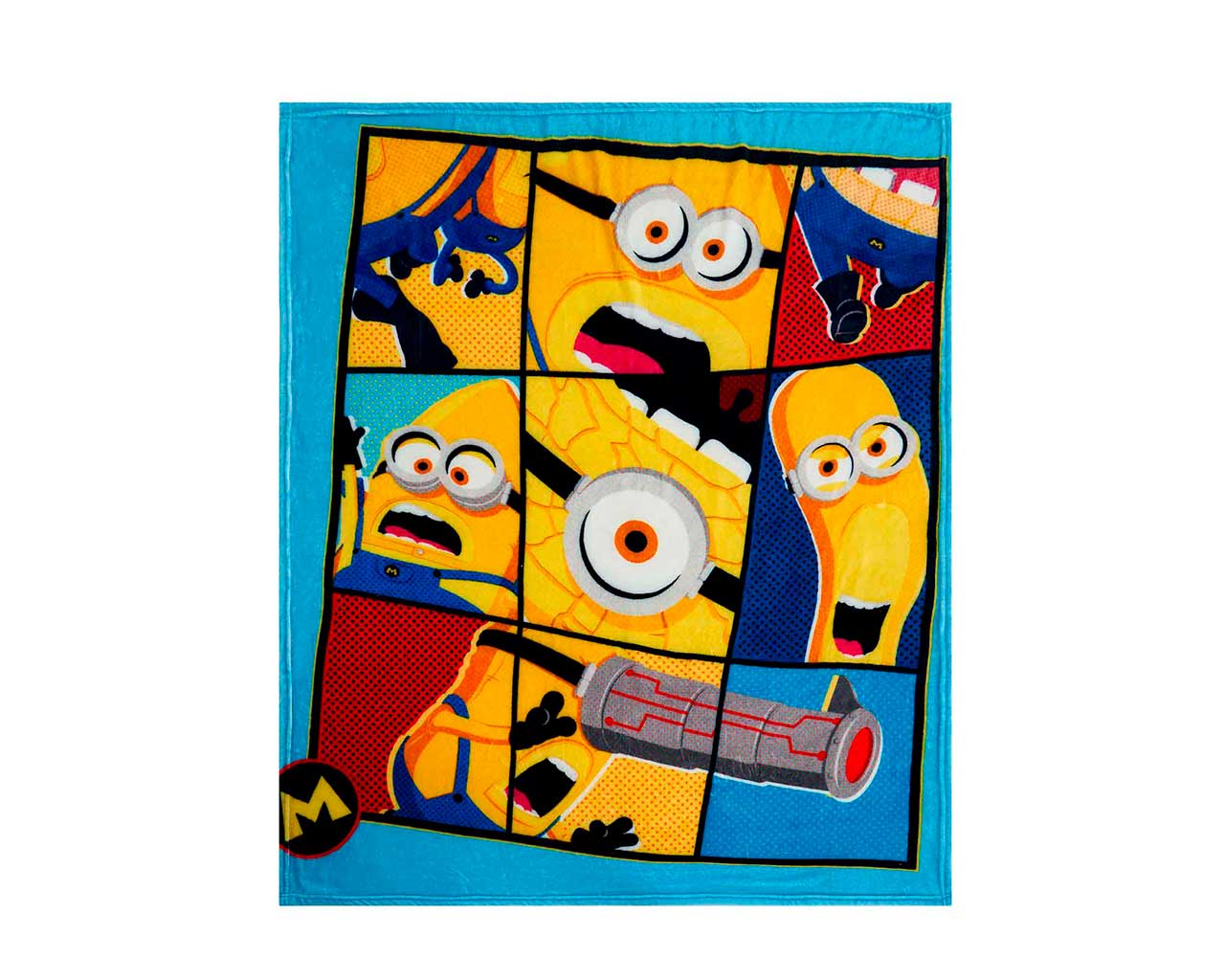 Foto 2 pulgar | Cobertor Frazada Minions Puzzle