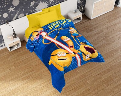 Foto 4 | Cobertor Serenity Matrimonial Minions Mega