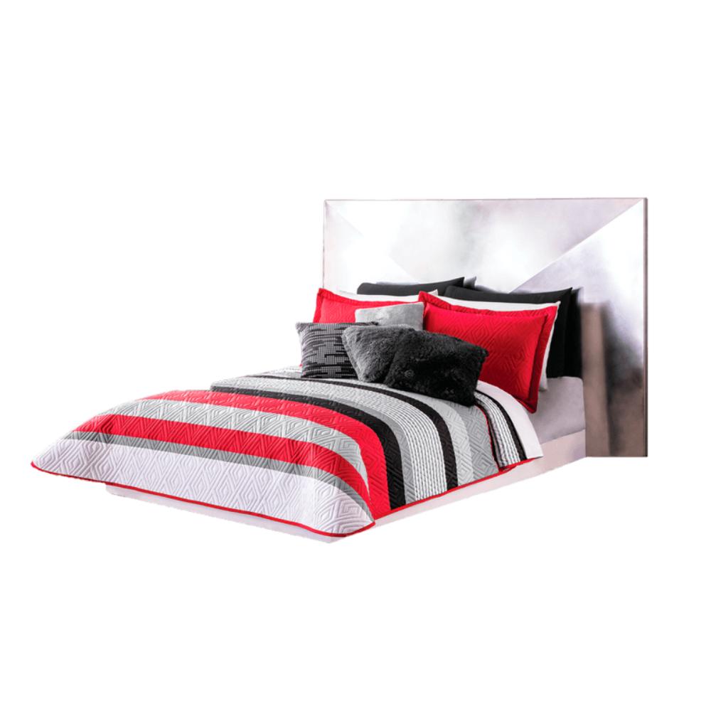 Foto 1 | Edredon Ligero Neo Bruss Bies Rojo King Size Xl Concord