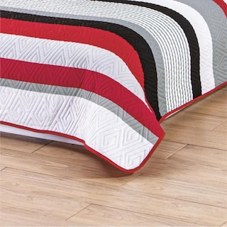 Foto 4 | Edredon Ligero Neo Bruss Bies Rojo King Size Xl Concord