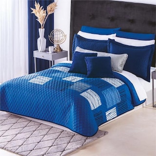 Foto 2 | Edredon Ligero Neo Lugano 2v Azul King Size Xl Concord