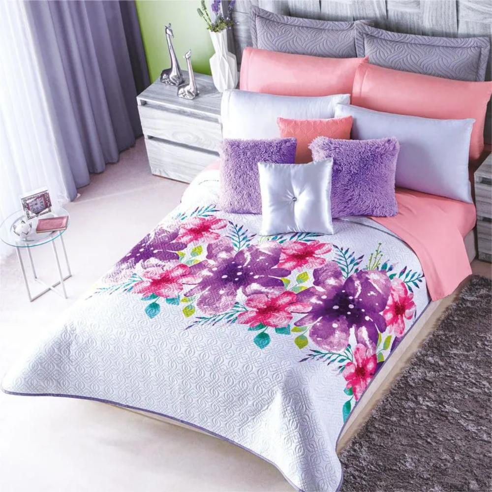 Foto 1 | Edredon Pinsonic Neo Bloom Individual Blanco Concord