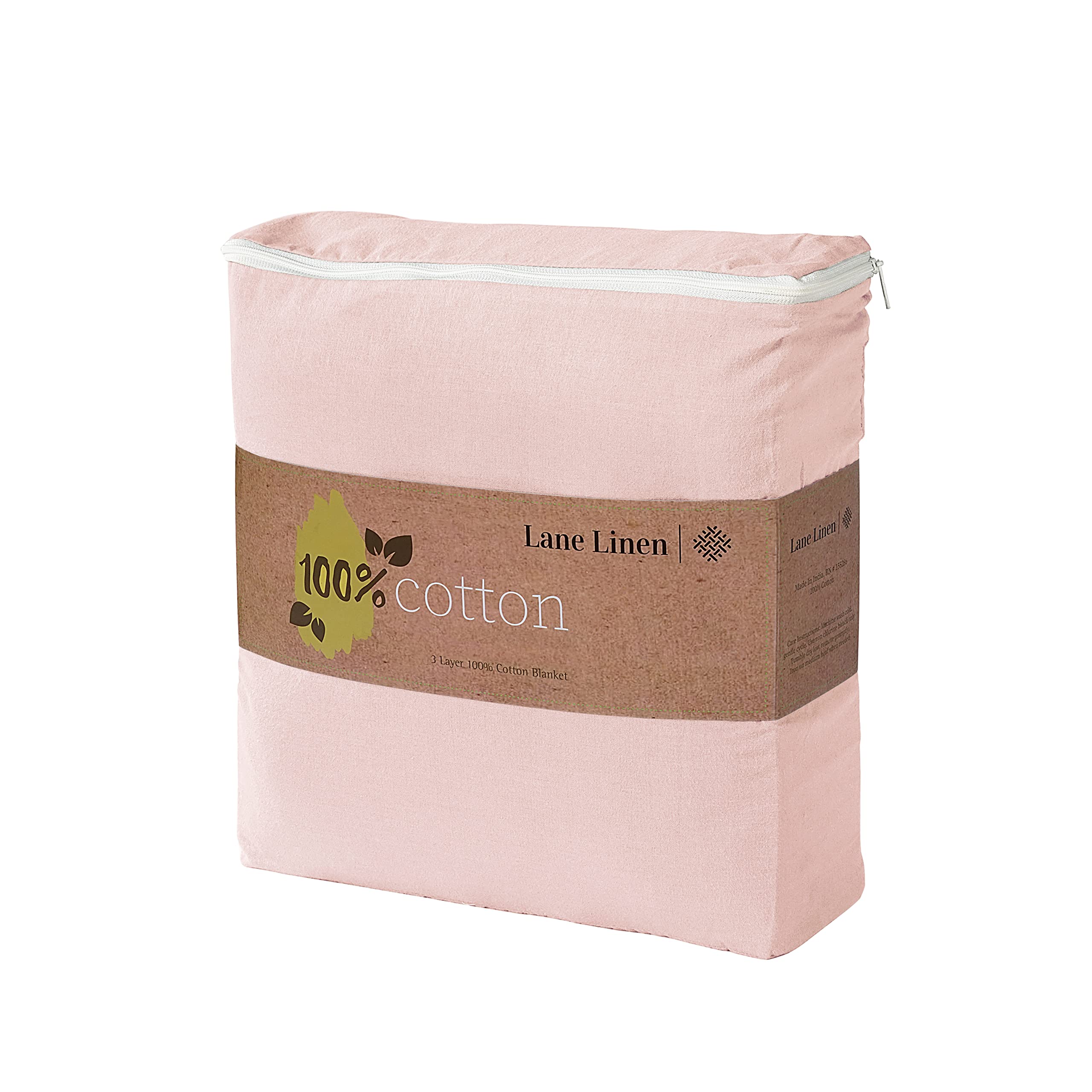 Foto 3 | Manta Lane Linen, Tamaño King, 100% Algodón, 320 G/m², Ligera - Venta Internacional.