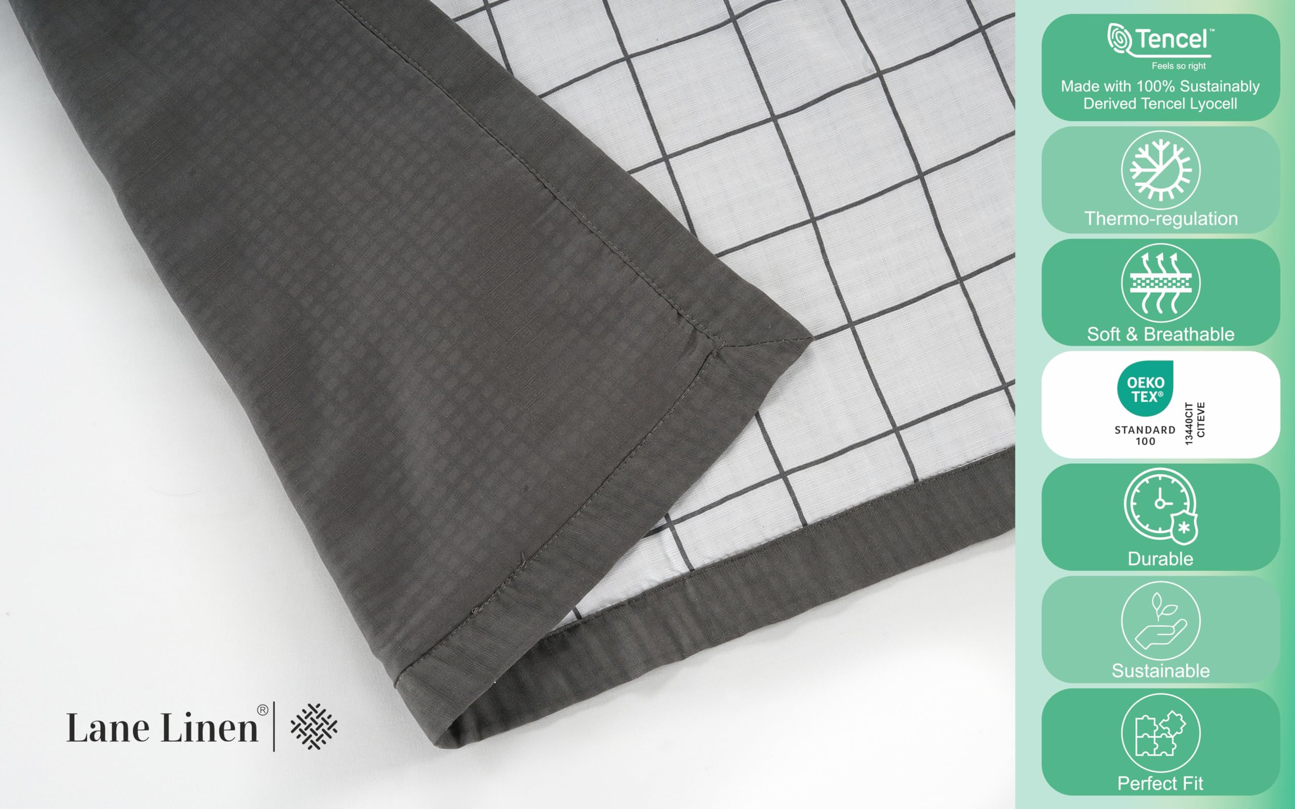 Foto 6 | Manta Lane Linen Cooling, Tamaño Doble, Ligera, Para Verano - Venta Internacional.