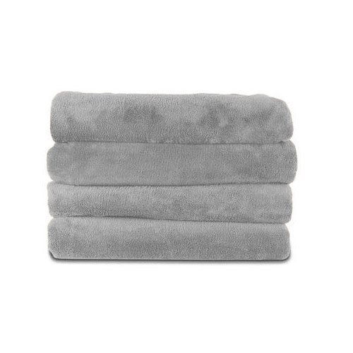 Foto 4 pulgar | Manta Térmica Eléctrica Sunbeam Microplush Misty Grey - Venta Internacional.