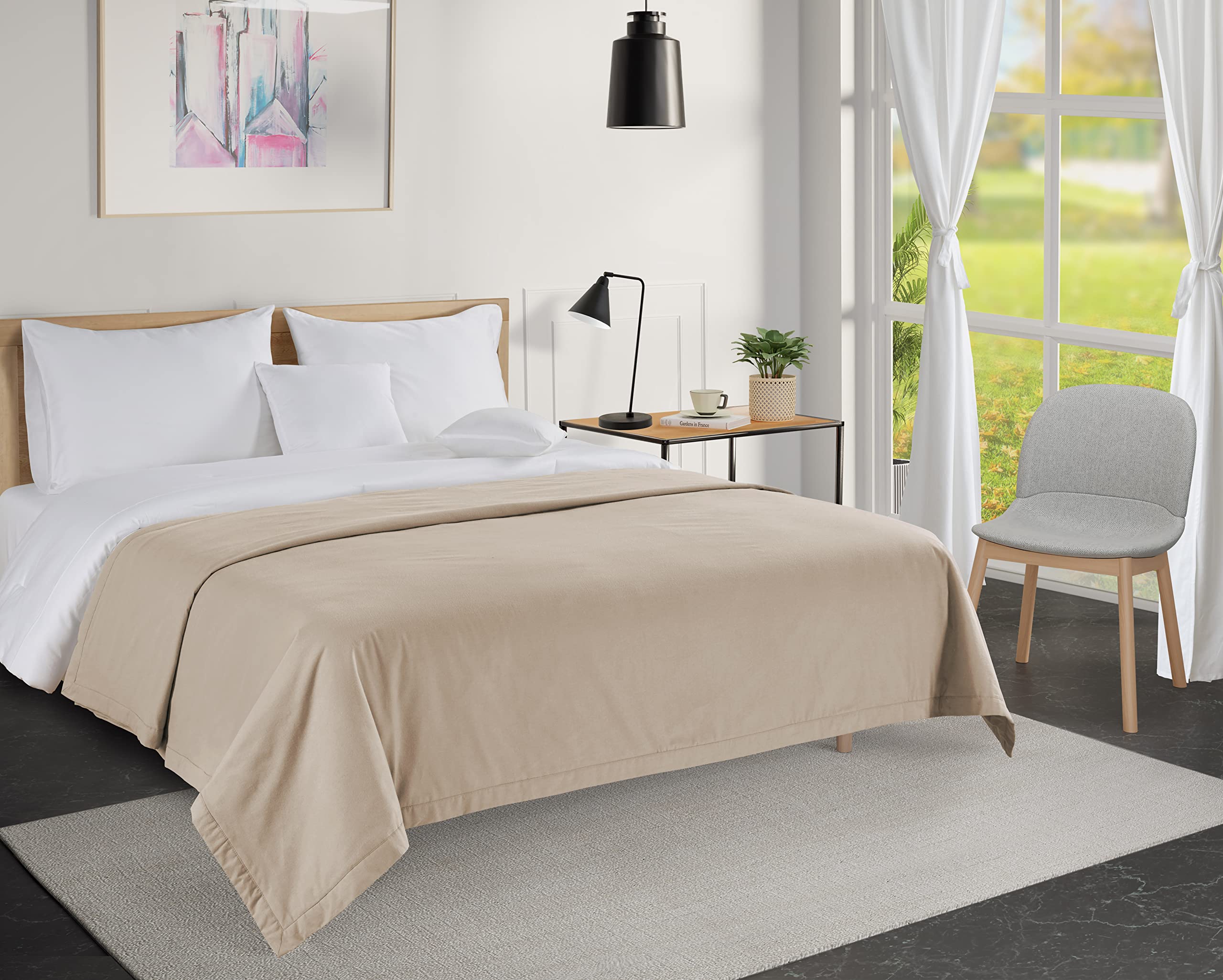 Foto 1 | Manta Lane Linen, 100% Algodón, Tamaño King, 320 G/m², Ligera - Venta Internacional.