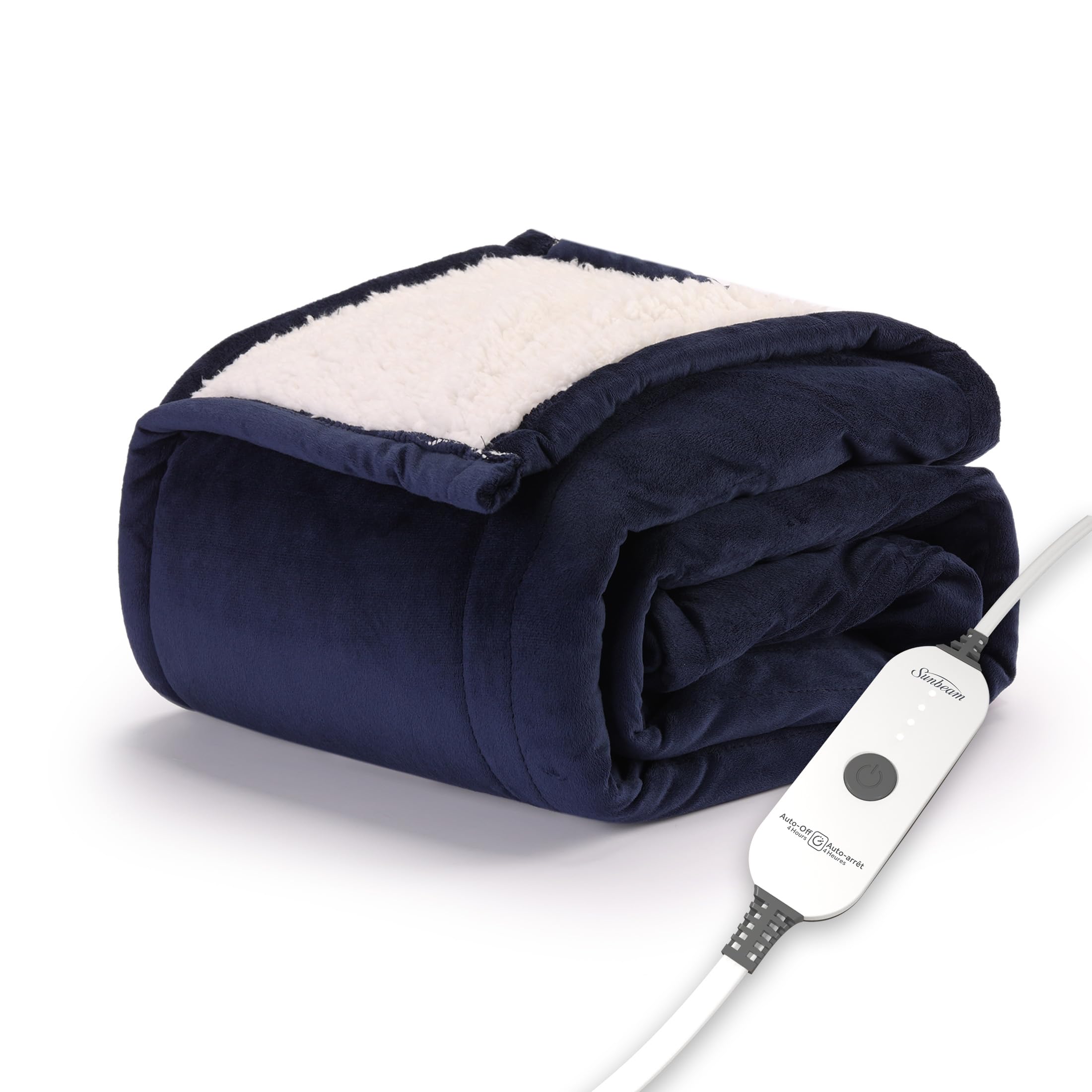 Manta Personal Con Calefacción Sunbeam Royal Mink Sherpa - Venta Internacional.