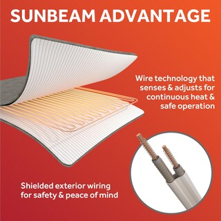 Foto 7 | Manta Personal Con Calefacción Sunbeam Royal Ultra Champagne, 100% Poliéster - Venta Internacional.