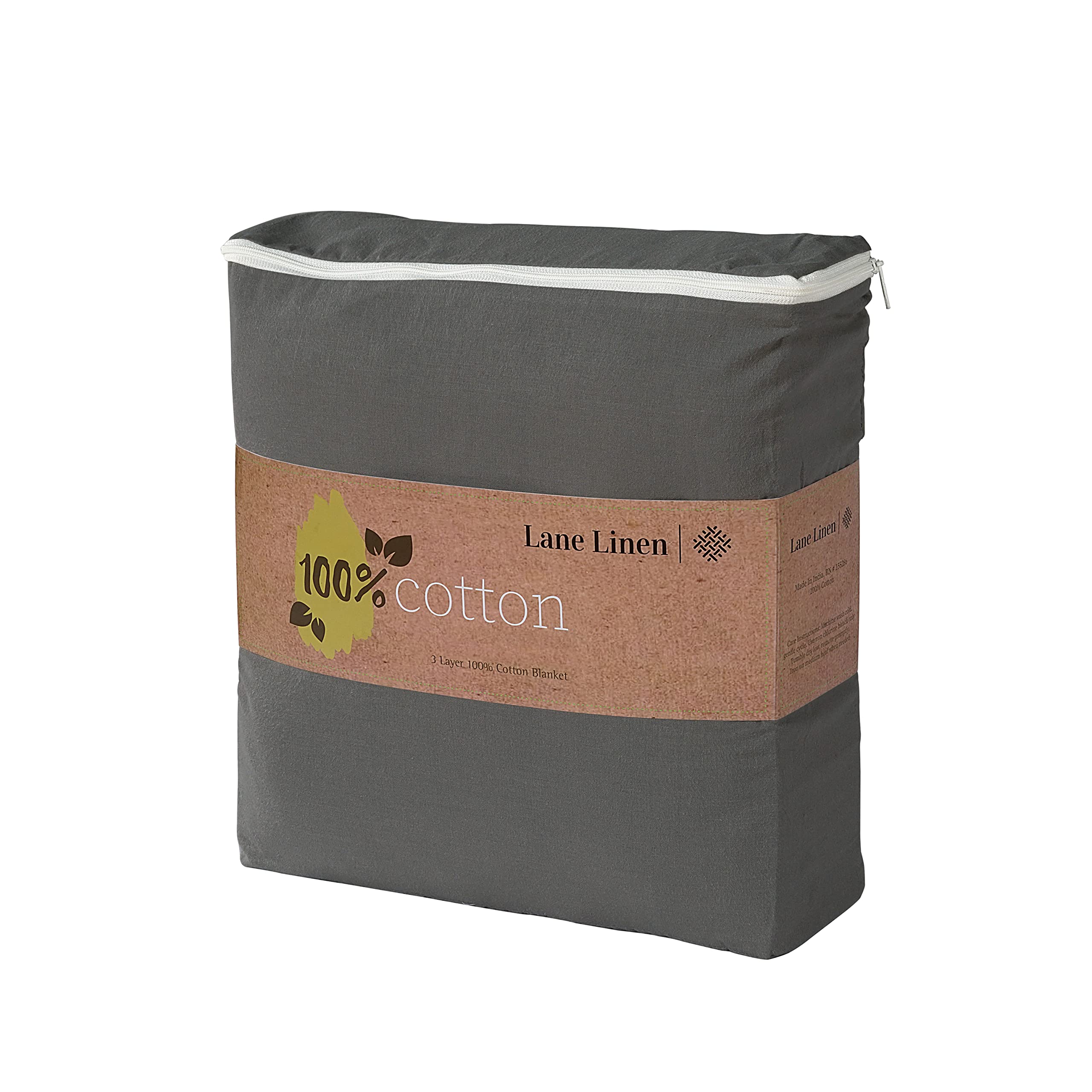 Foto 6 | Manta Lane Linen, Tamaño King, 100% Algodón, 320 G/m², Ligera - Venta Internacional.