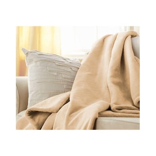 Foto 2 | Manta Eléctrica Con Calefacción Sunbeam Microplush, Color Beige - Venta Internacional.