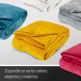 Foto 6 | Cobertor Cobija Yellow Mellow Cozy King Size Suave 240x220cm (amarillo)