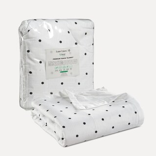 Foto 1 | Manta Lane Linen Cooling Queen Size Con Lunares - Venta Internacional