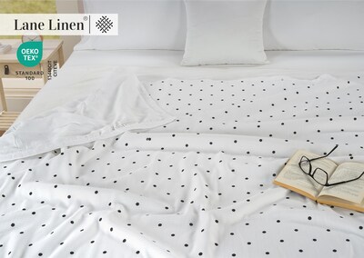 Foto 3 | Manta Lane Linen Cooling Queen Size Con Lunares - Venta Internacional