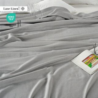 Foto 3 | Manta Lane Linen Cooling King Size Snowdrop - Venta Internacional
