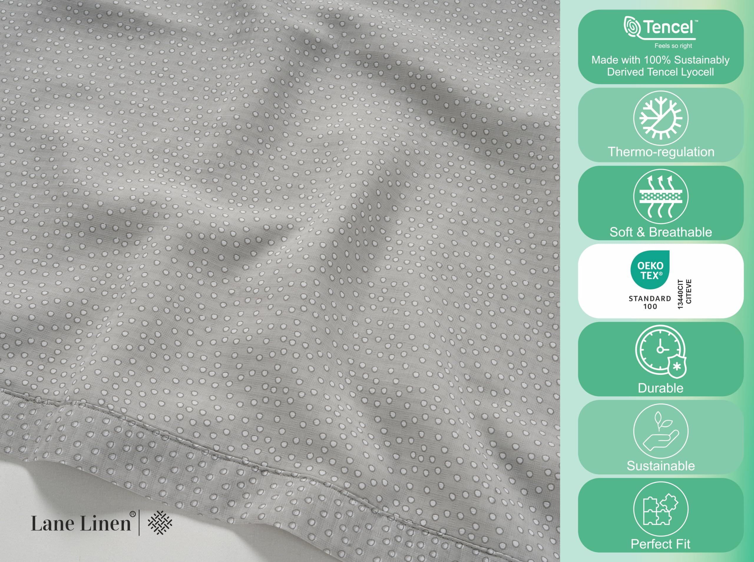Foto 7 pulgar | Manta Lane Linen Cooling King Size Snowdrop - Venta Internacional