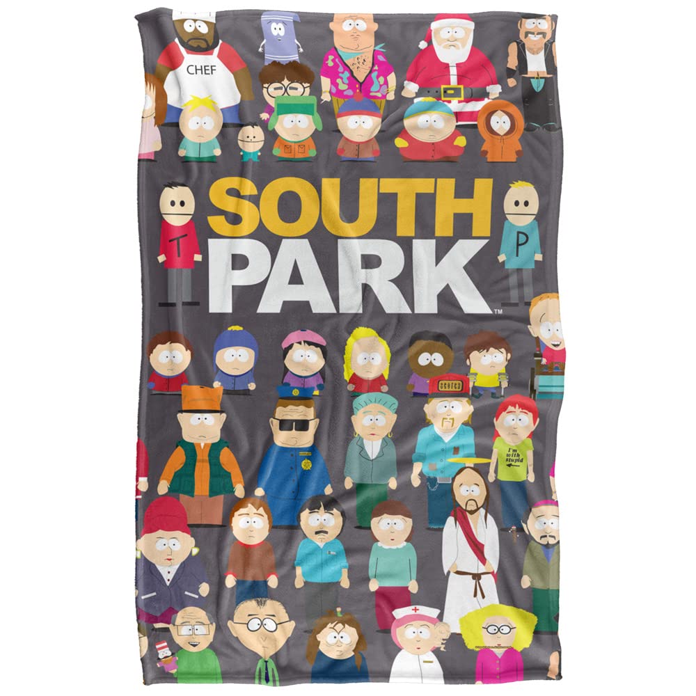 Foto 3 pulgar | Manta South Park, Totalmente Fundida Y Sedosa Al Tacto, 36 X 58 Cm - Venta Internacional.