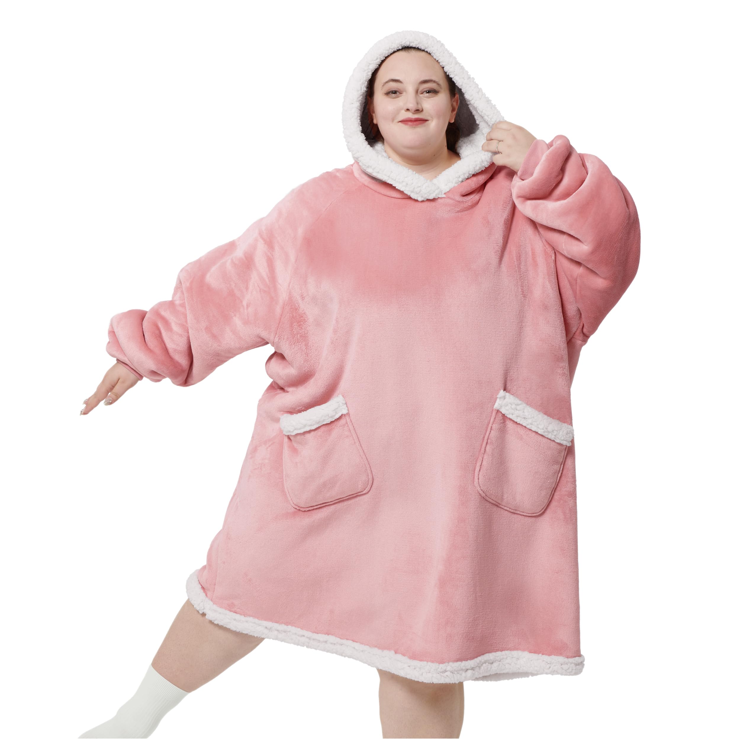 Foto 2 pulgar | Manta Portátil, Sudadera Con Capucha, Cama, Gran Tamaño, Sherpa, Con Capucha, Azul - Venta Internacional.