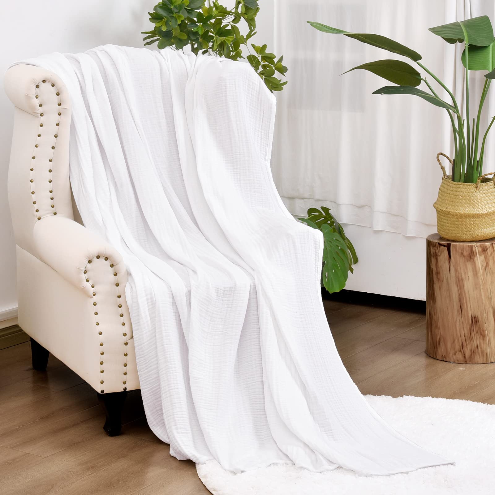 Foto 6 | Manta Phf De Muselina 100% Algodón Tamaño Queen, 230 X 230 Cm - Venta Internacional.