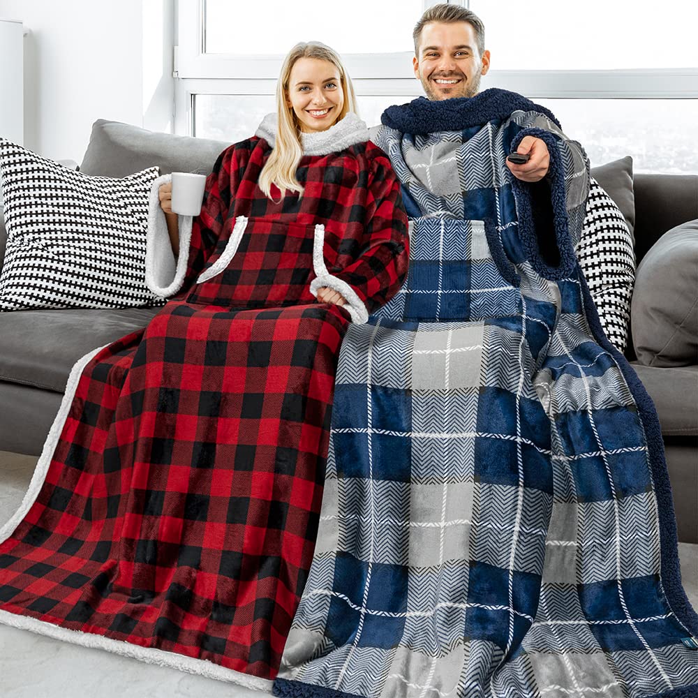 Foto 5 pulgar | Manta Portátil Pavilia De Forro Polar Sherpa De Primera Calidad Para Mujer - Venta Internacional.