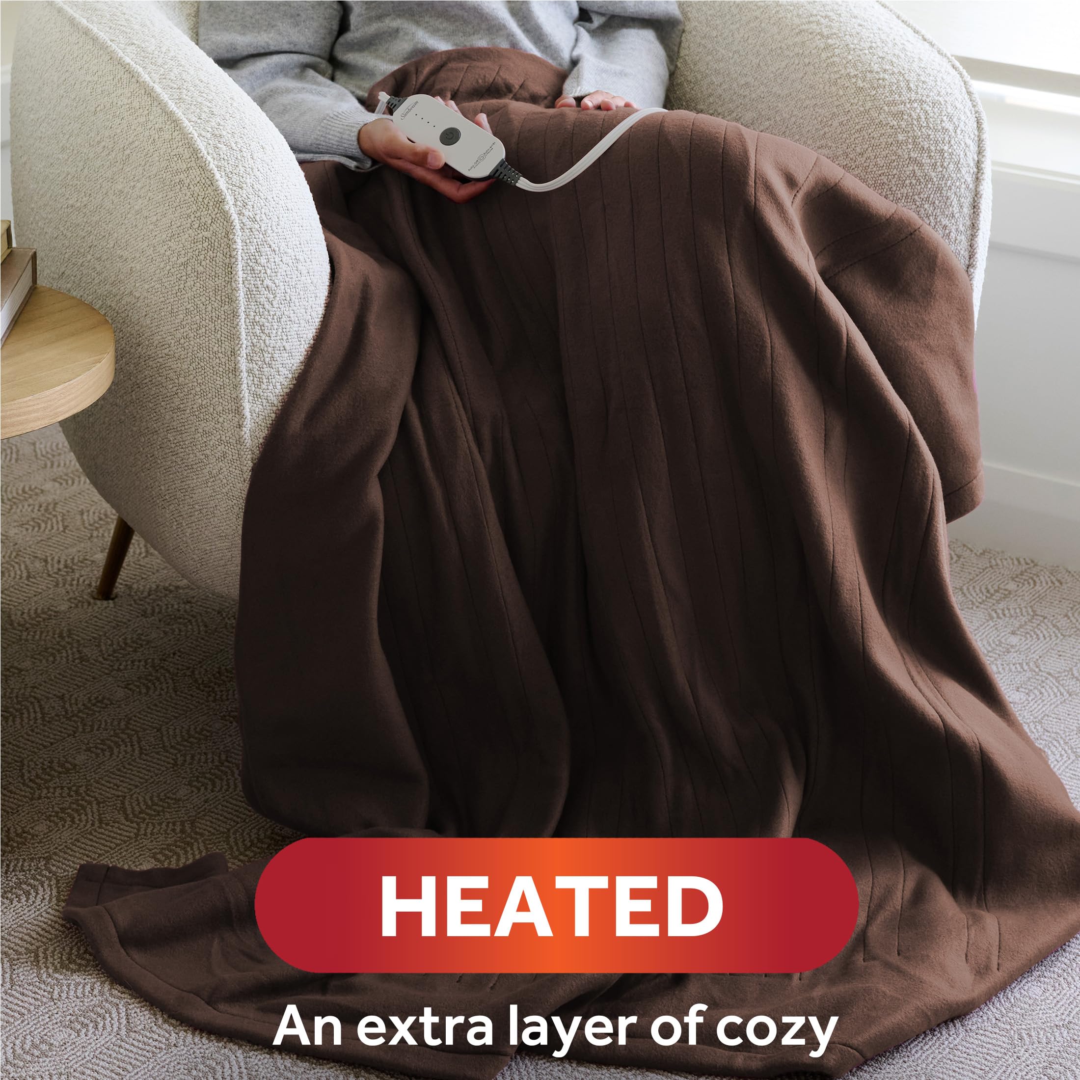 Foto 2 | Manta Personal Con Calefacción Sunbeam Royal Ultra Walnut - Venta Internacional.
