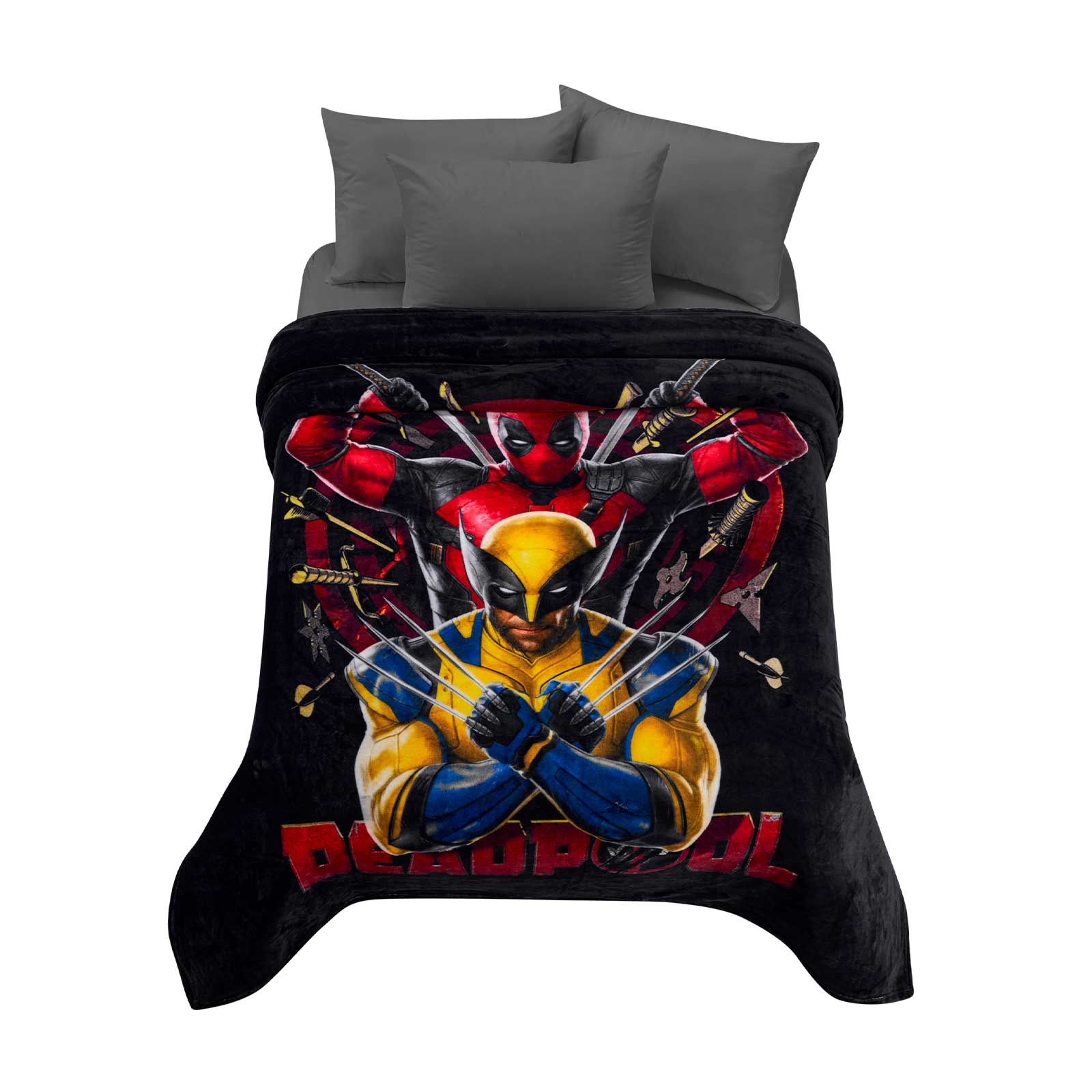 Cobertor Serenity Matrimonial Deadpool & Wolverine