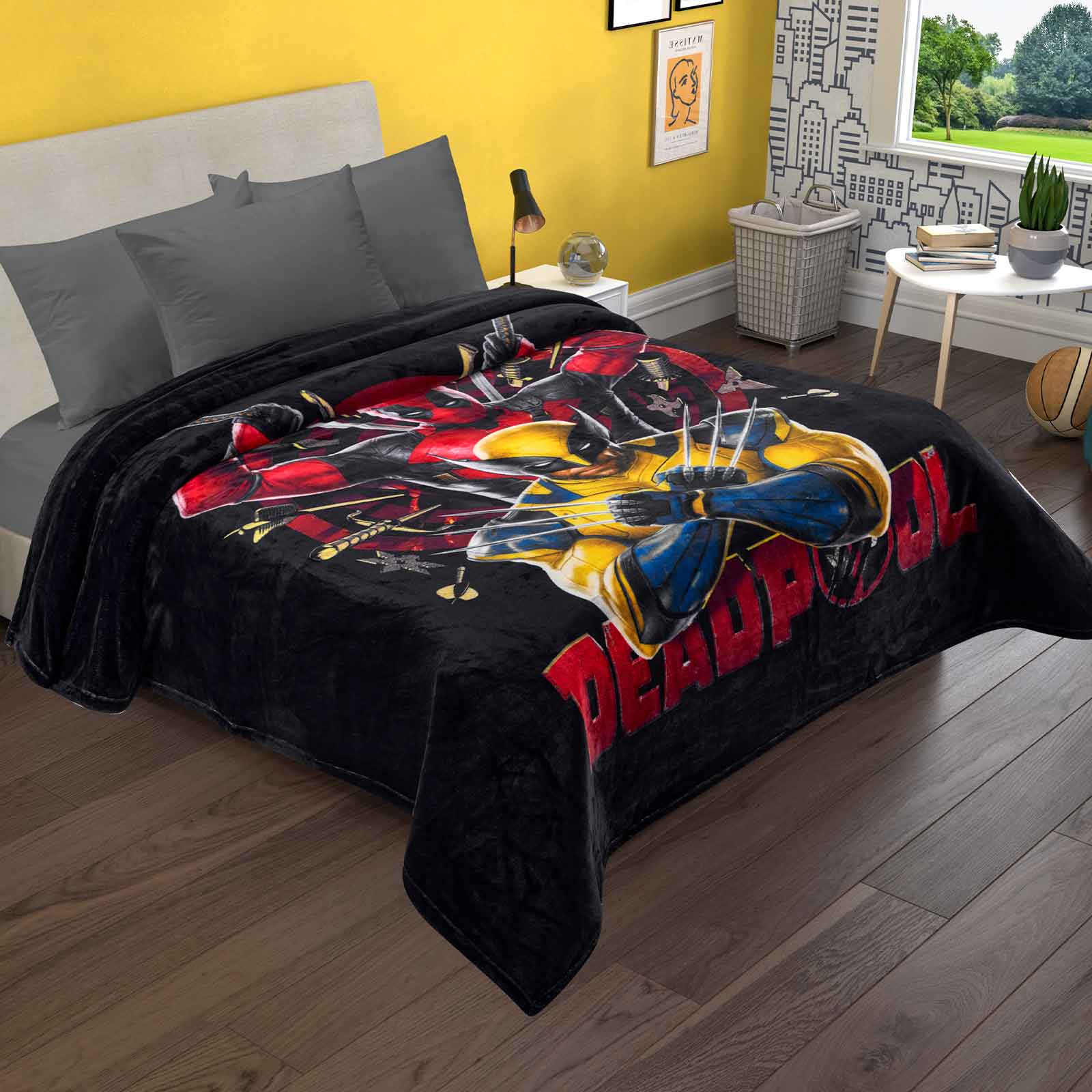 Foto 2 | Cobertor Serenity Matrimonial Deadpool & Wolverine