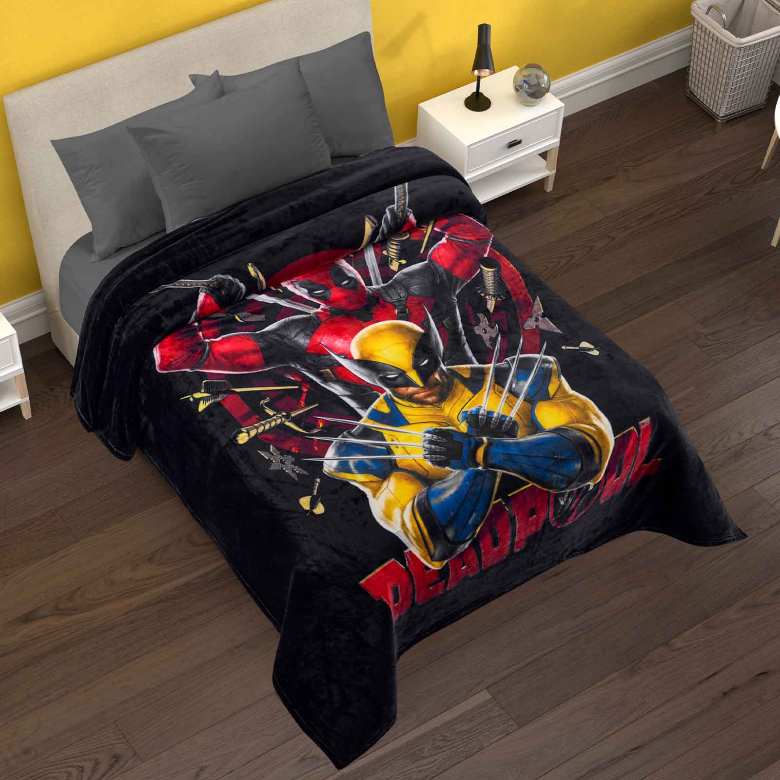 Foto 4 pulgar | Cobertor Serenity Matrimonial Deadpool & Wolverine