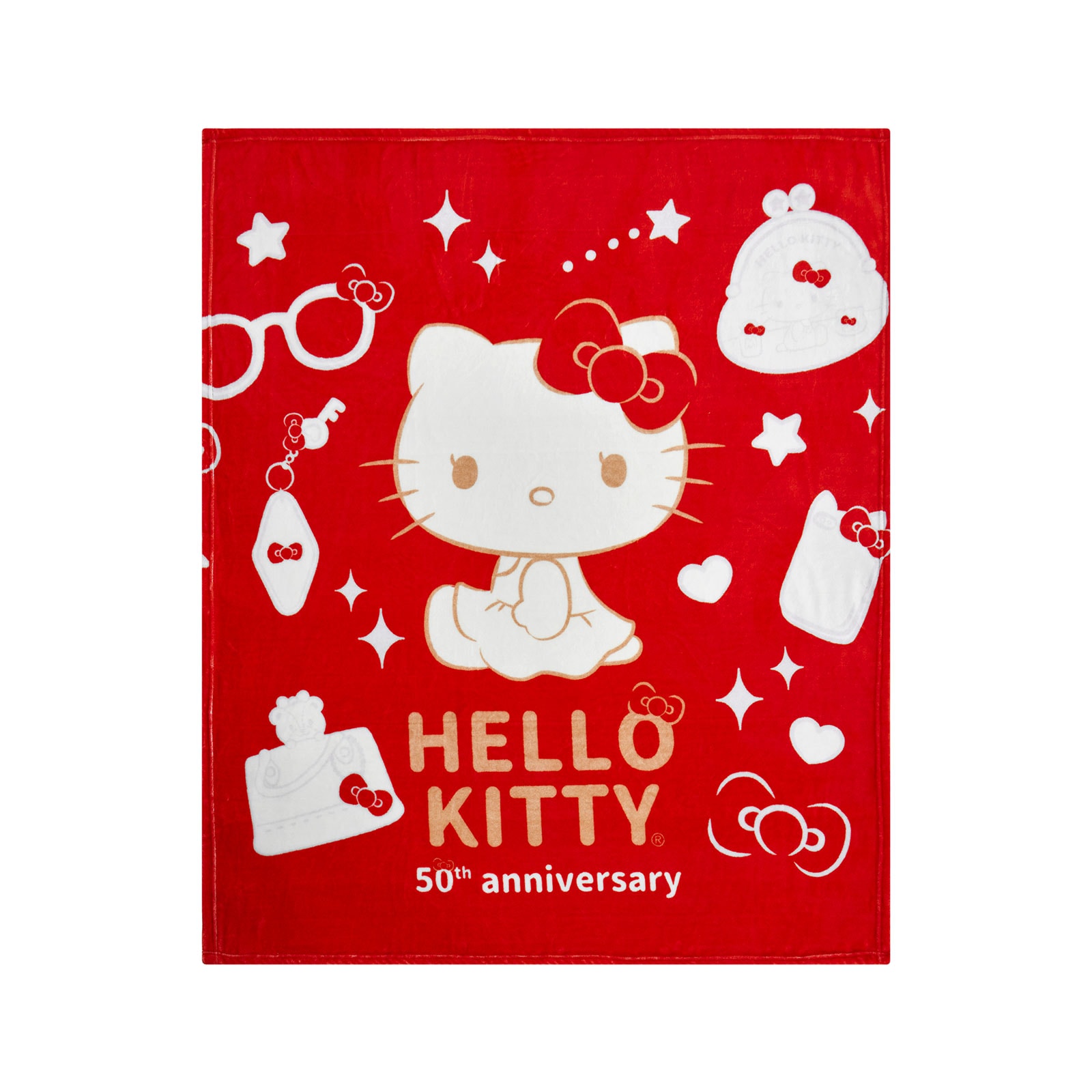 Cobertor Frazada Hello Kitty 50 Aniversario $479