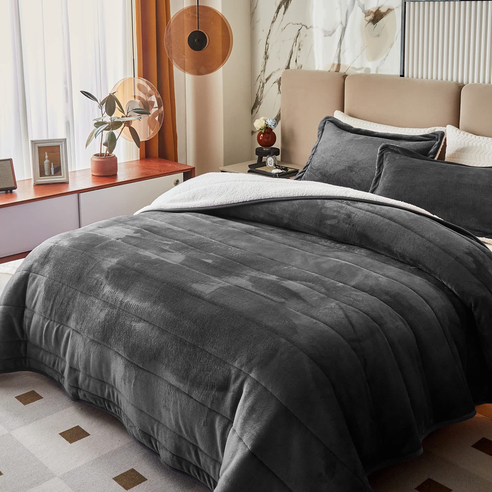 Blanket Flysheep, Forro Polar De Franela De Lujo De 3 Capas, Tamaño King - Venta Internacional. $2,984