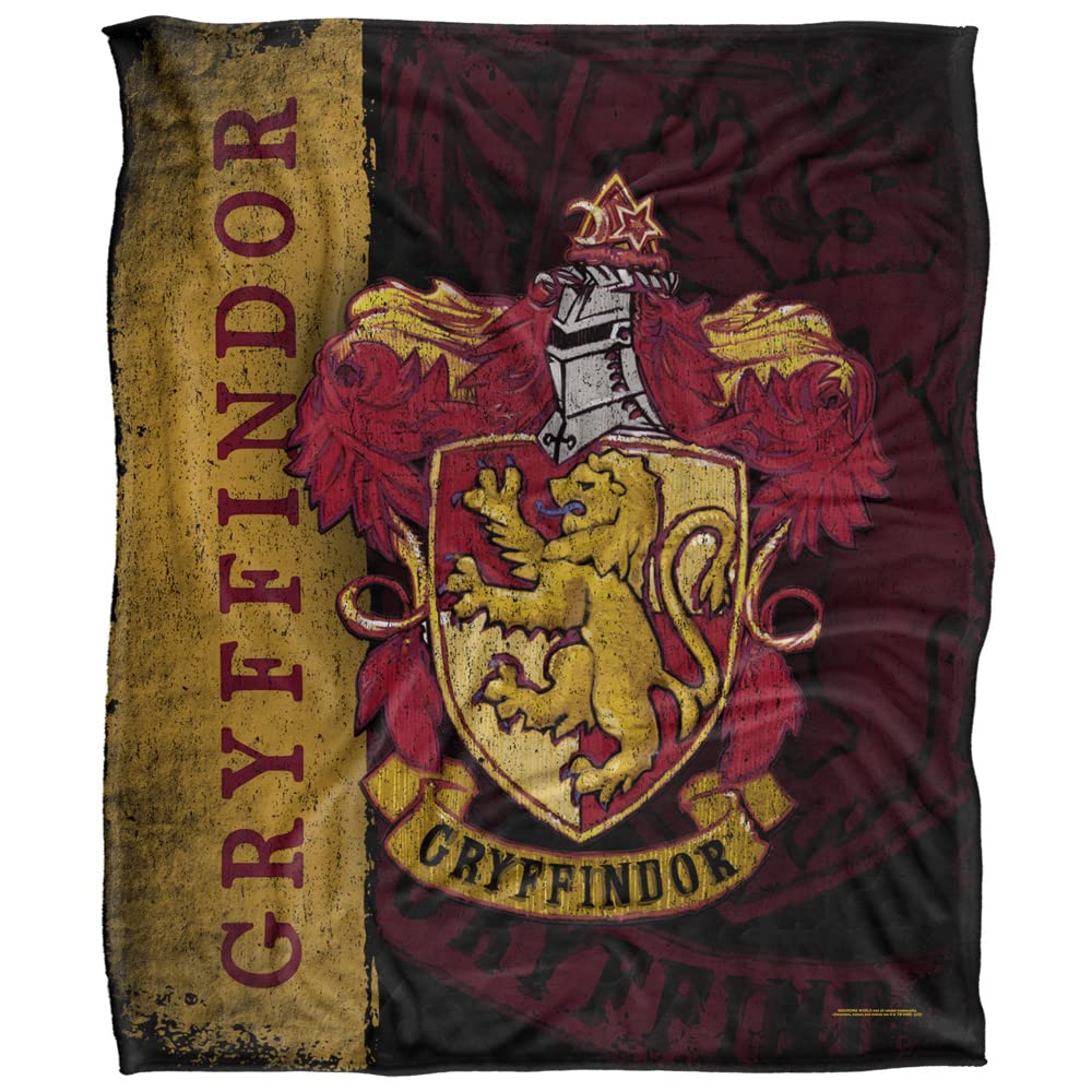 Foto 3 pulgar | Manta Harry Potter House Crest Gryffindor Silky Touch - Venta Internacional.