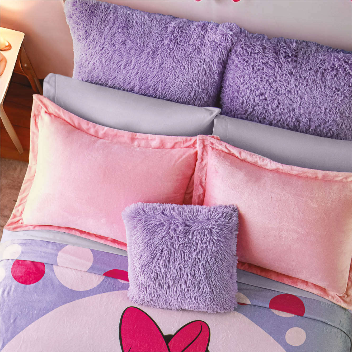 Foto 4 pulgar | Cobertor Ligero Ultrasuave Minnie Cute Mat/ind Concord