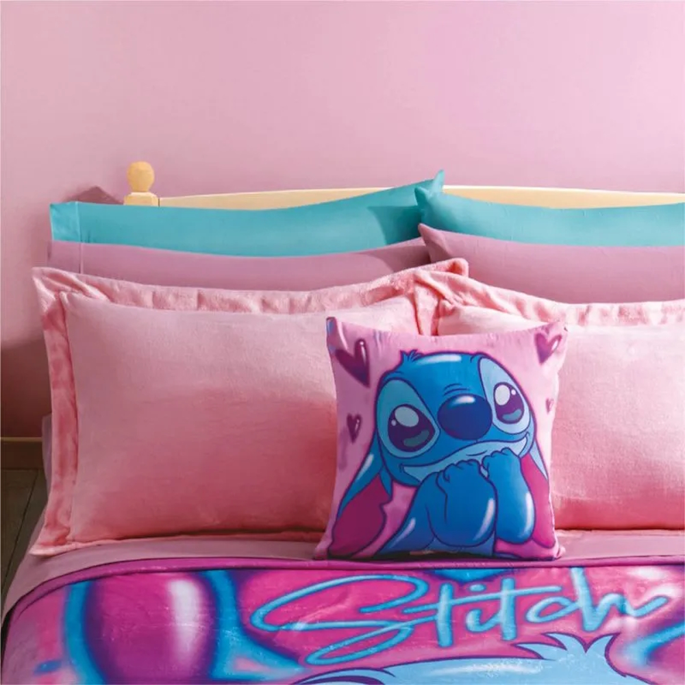 Foto 3 | Cobertor Ligero Ultrasuave Stitch Amore Mat/ind Concord