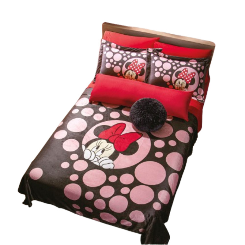 Foto 1 | Cobertor Ligero Ultrasuave Minnie Black Mat/ind Concord