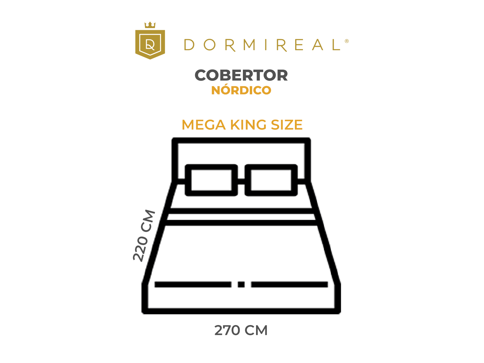 Foto 2 | Cobertor Dormireal Nórdico Microfibra Mega King Size