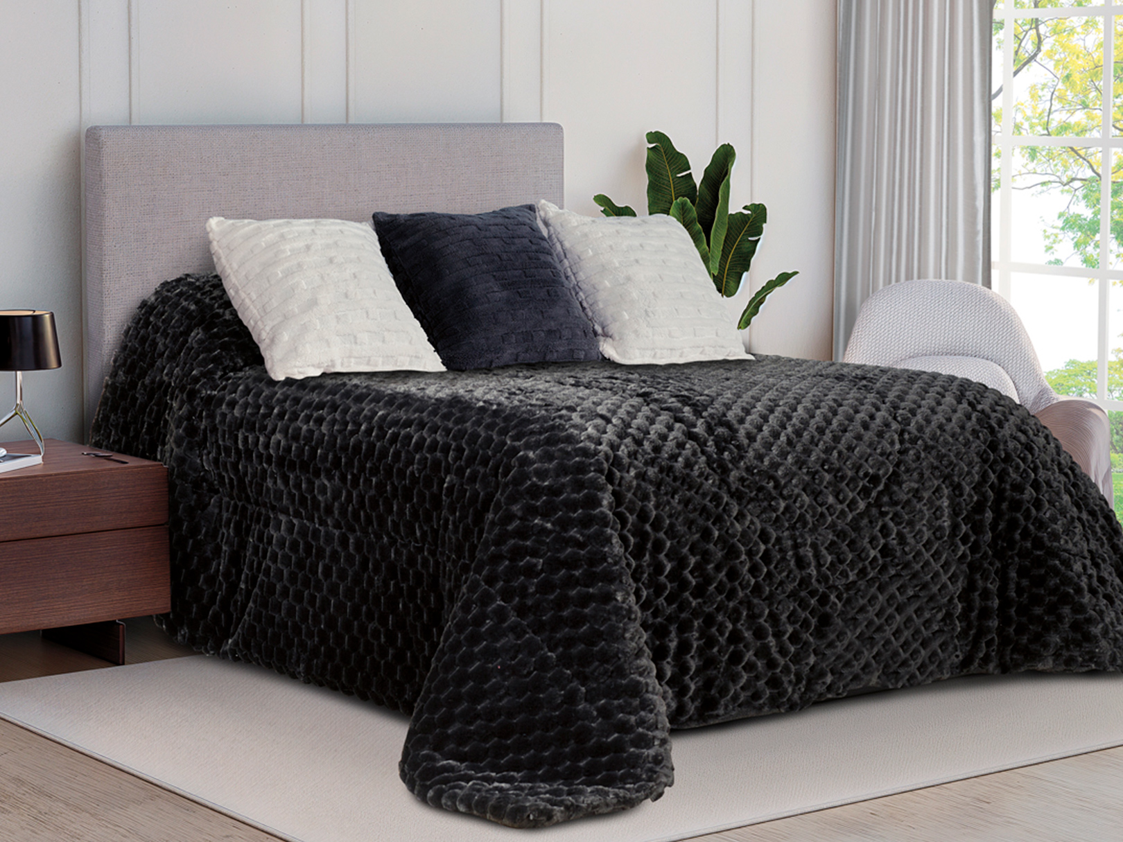 Foto 4 pulgar | Cobertor Dormireal Estambul de Flannel King Size