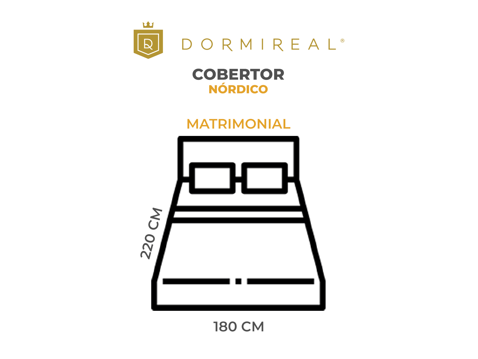 Foto 3 pulgar | Cobertor Nórdico de Microfibra Marfil Matrimonial Dormireal