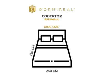 Foto 2 | Cobertor Estambul De Flannel Gris King Size Dormireal