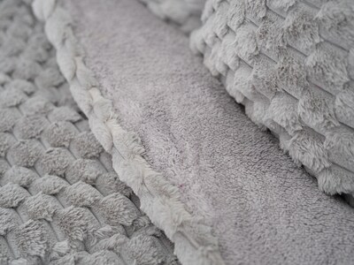 Foto 4 | Cobertor Estambul De Flannel Gris King Size Dormireal