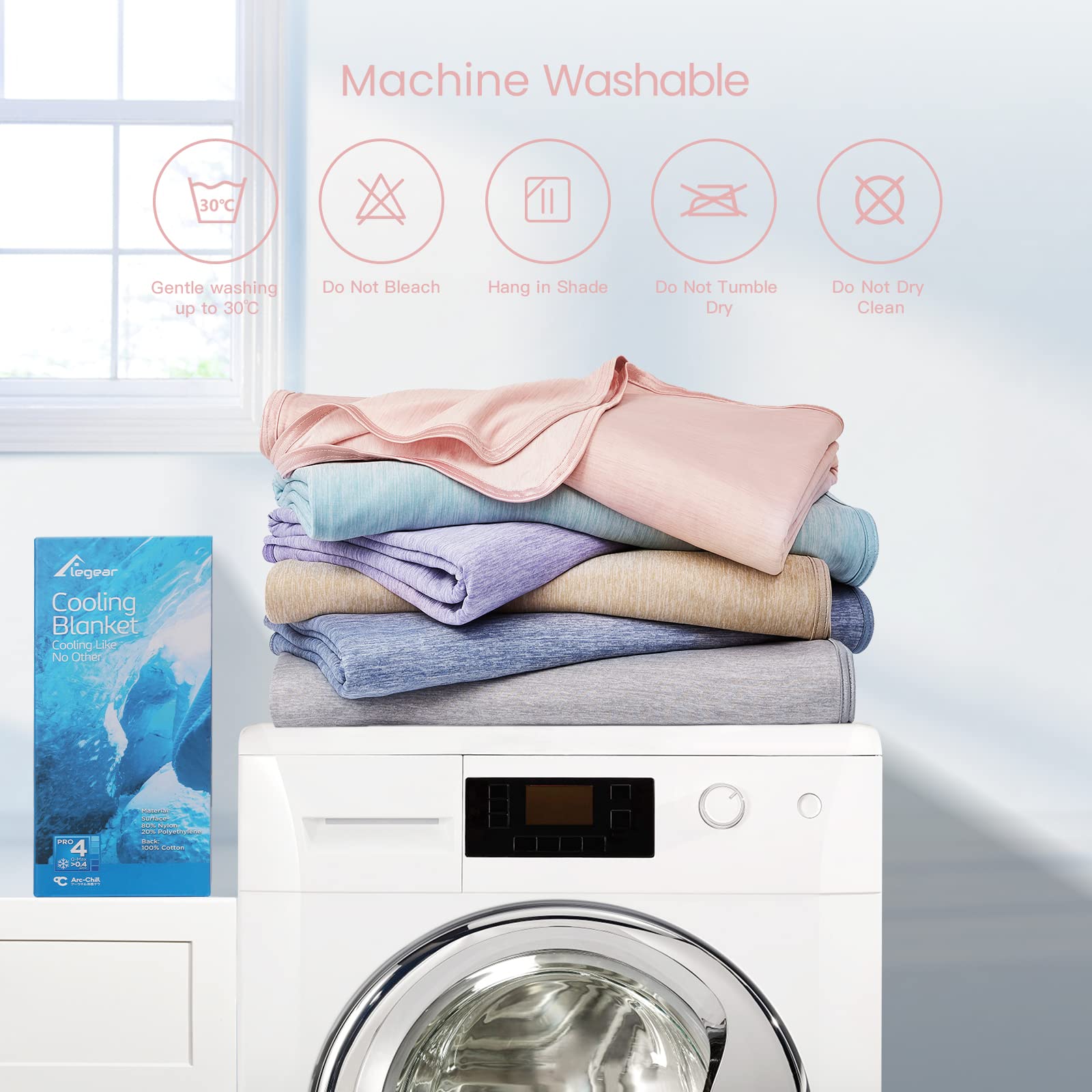 Foto 8 pulgar | Manta Refrescante Elegear Revolutionary Queen Size Que Absorbe El Calor - Venta Internacional.